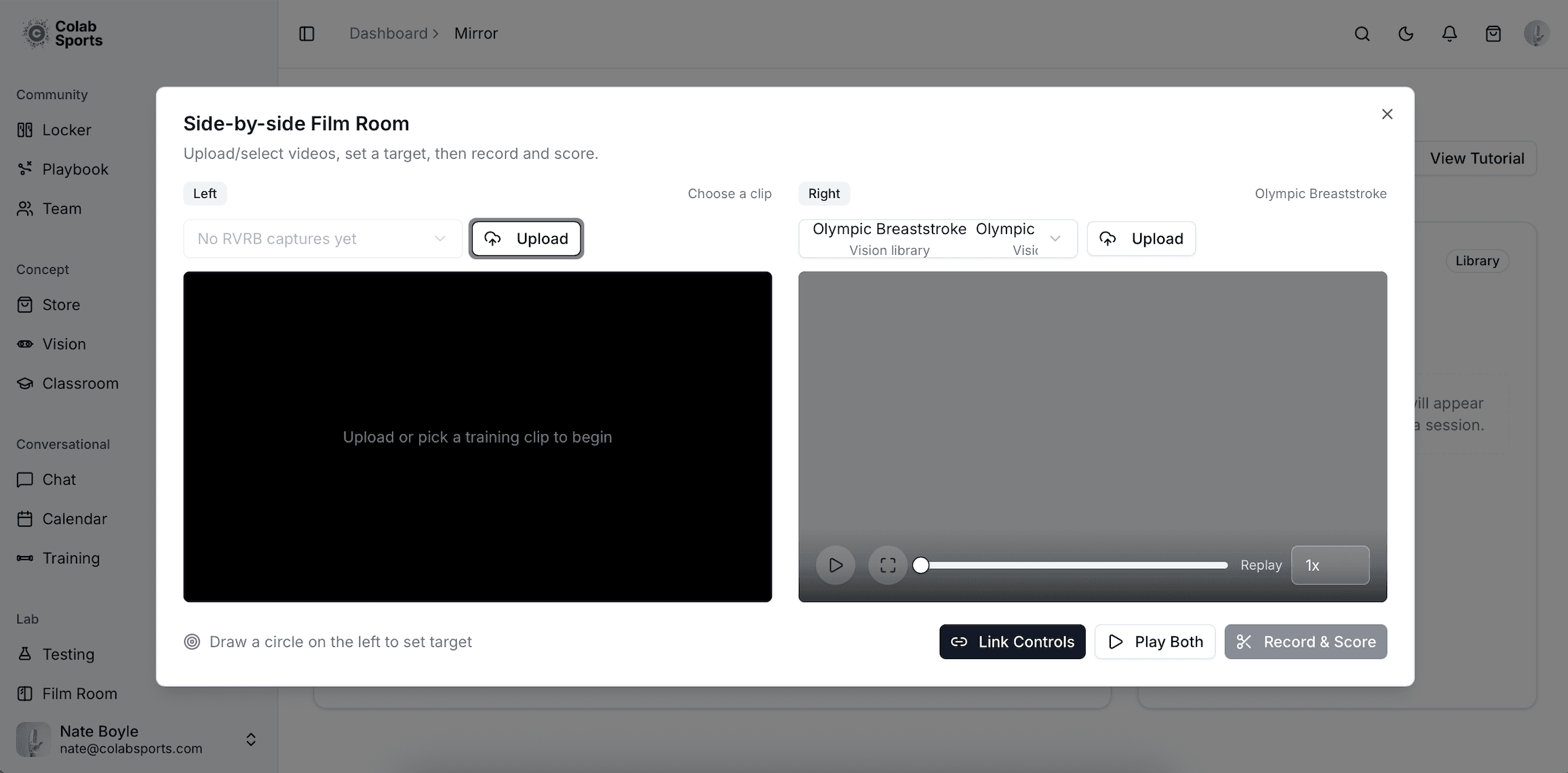 Film room video analysis tools